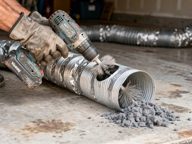 Professional duct cleaning by Bedford Heights Dryer Vent Cleaning in Bedford Heights